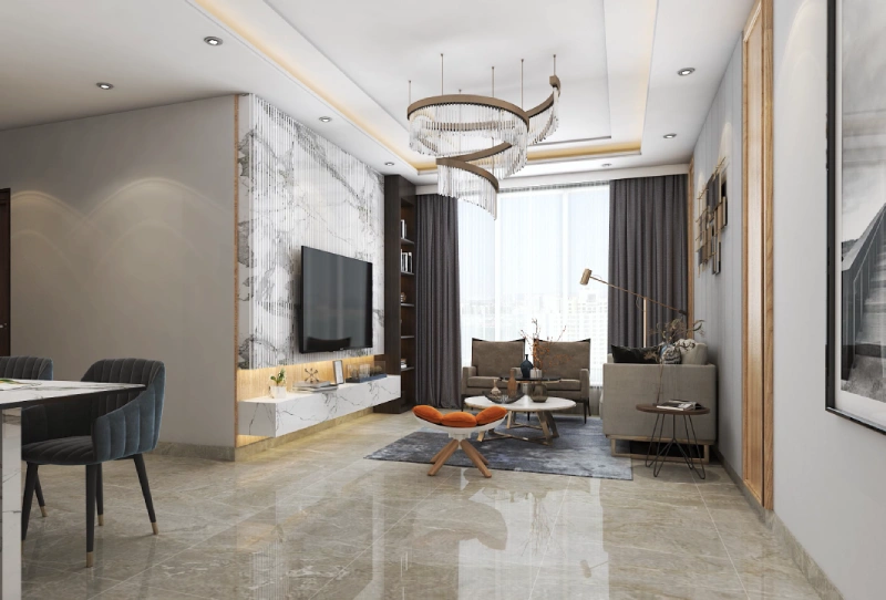 2 BHK living area